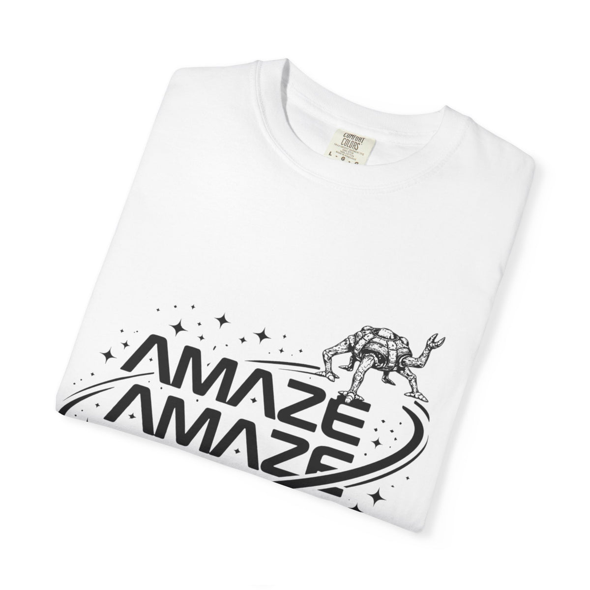 Amaze Space Graphic T-Shirt — Retro Planet & Rover Tee