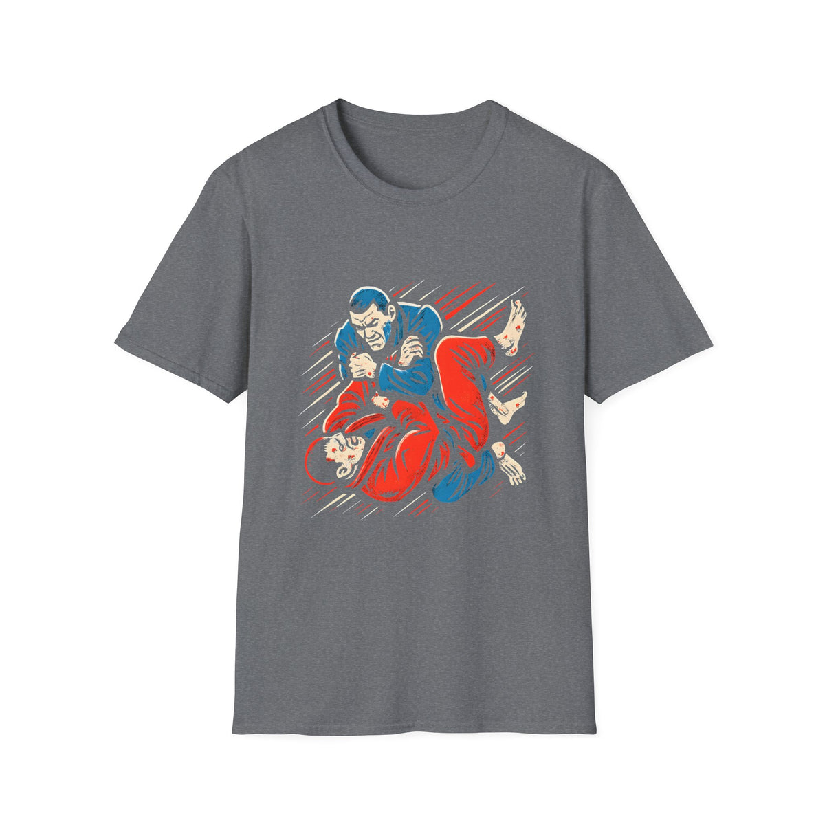 Grappling martial arts duel T-Shirt