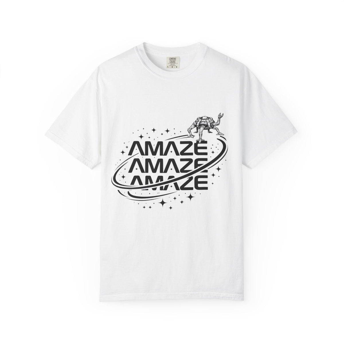 Amaze Space Graphic T-Shirt — Retro Planet & Rover Tee
