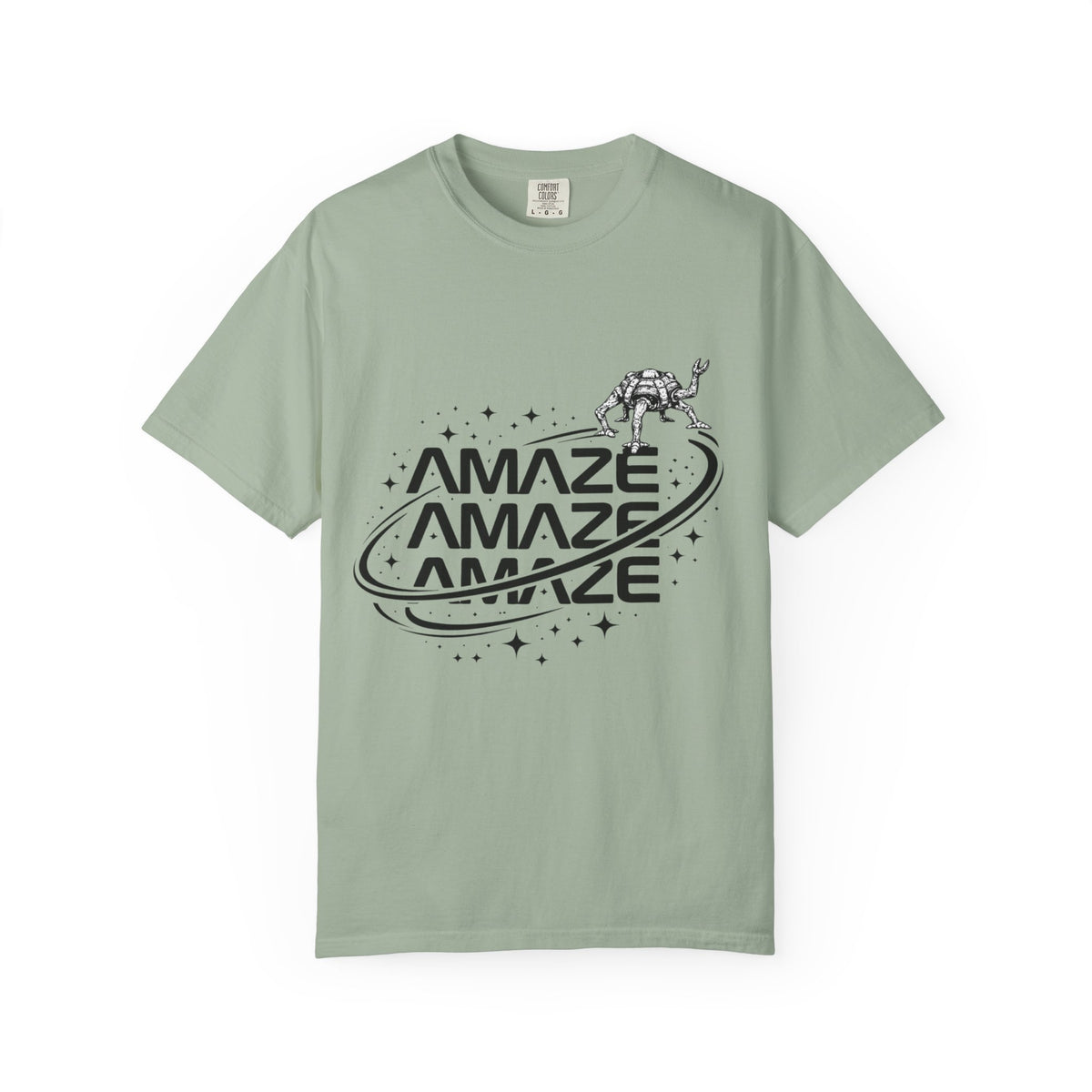 Amaze Space Graphic T-Shirt — Retro Planet & Rover Tee