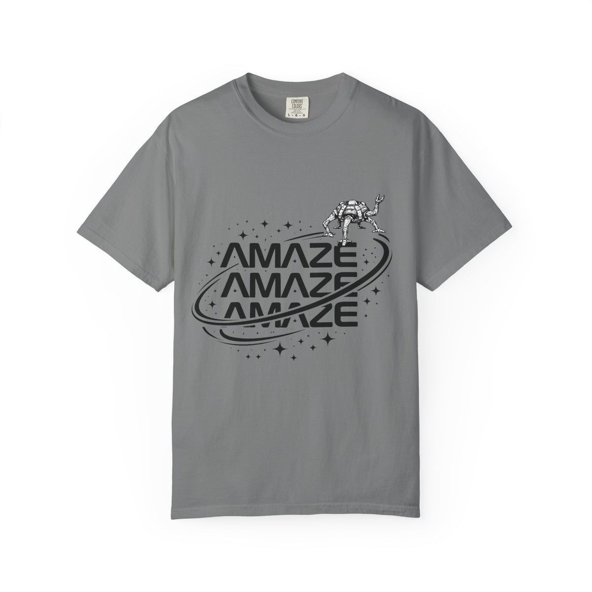 Amaze Space Graphic T-Shirt — Retro Planet & Rover Tee