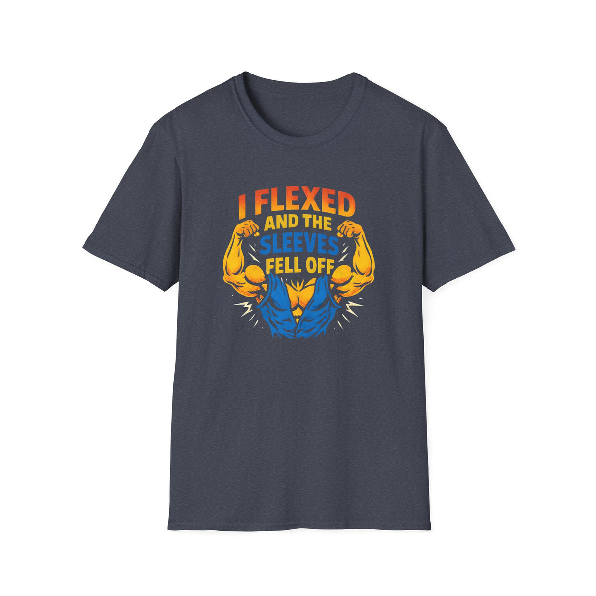 Flexed Arms Sleeves Off T-Shirt