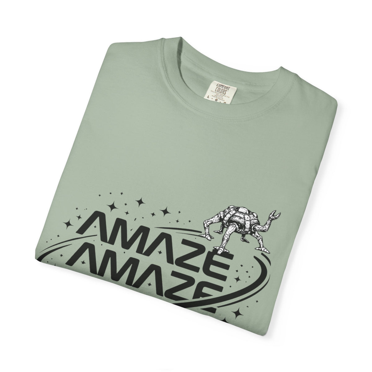 Amaze Space Graphic T-Shirt — Retro Planet & Rover Tee