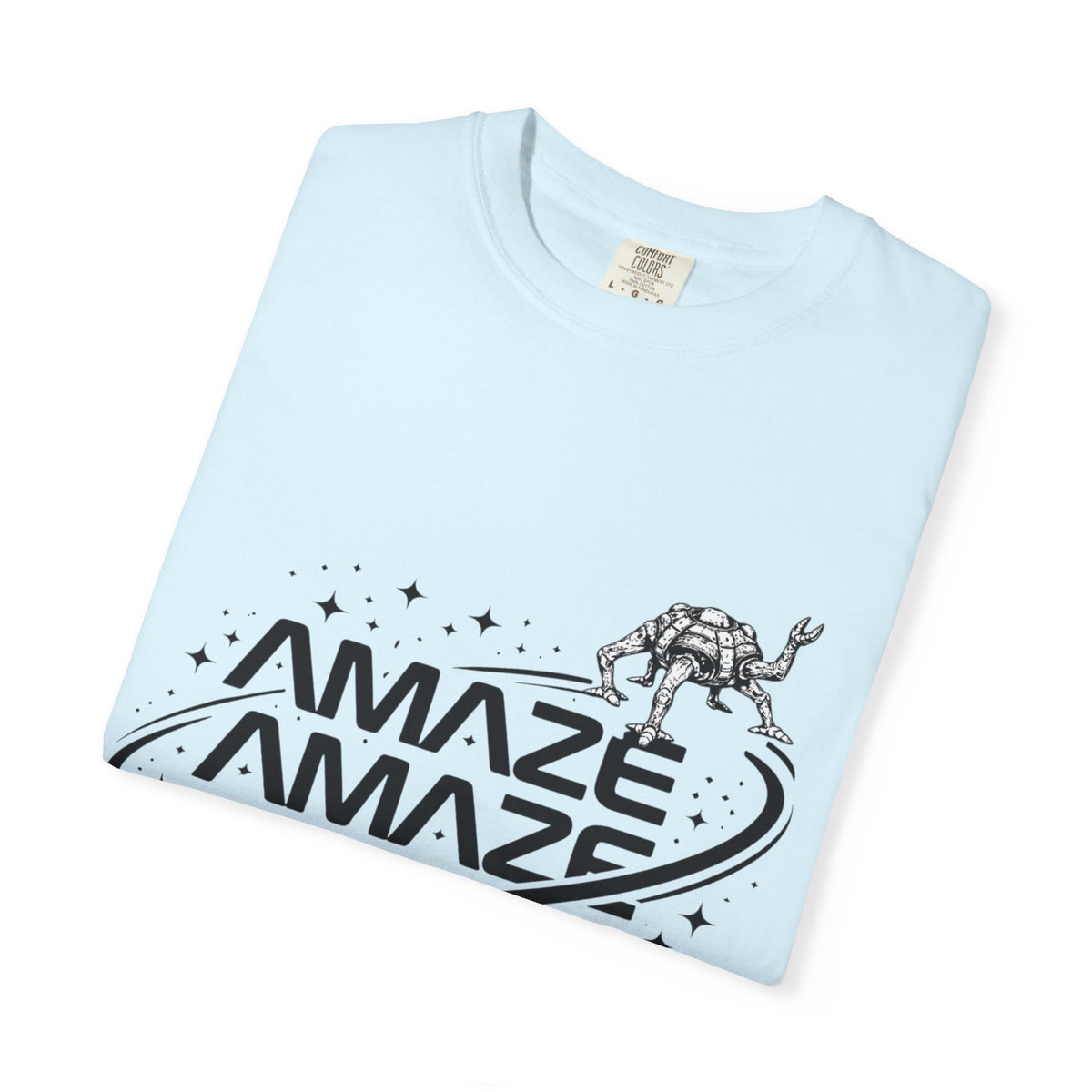 Amaze Space Graphic T-Shirt — Retro Planet & Rover Tee