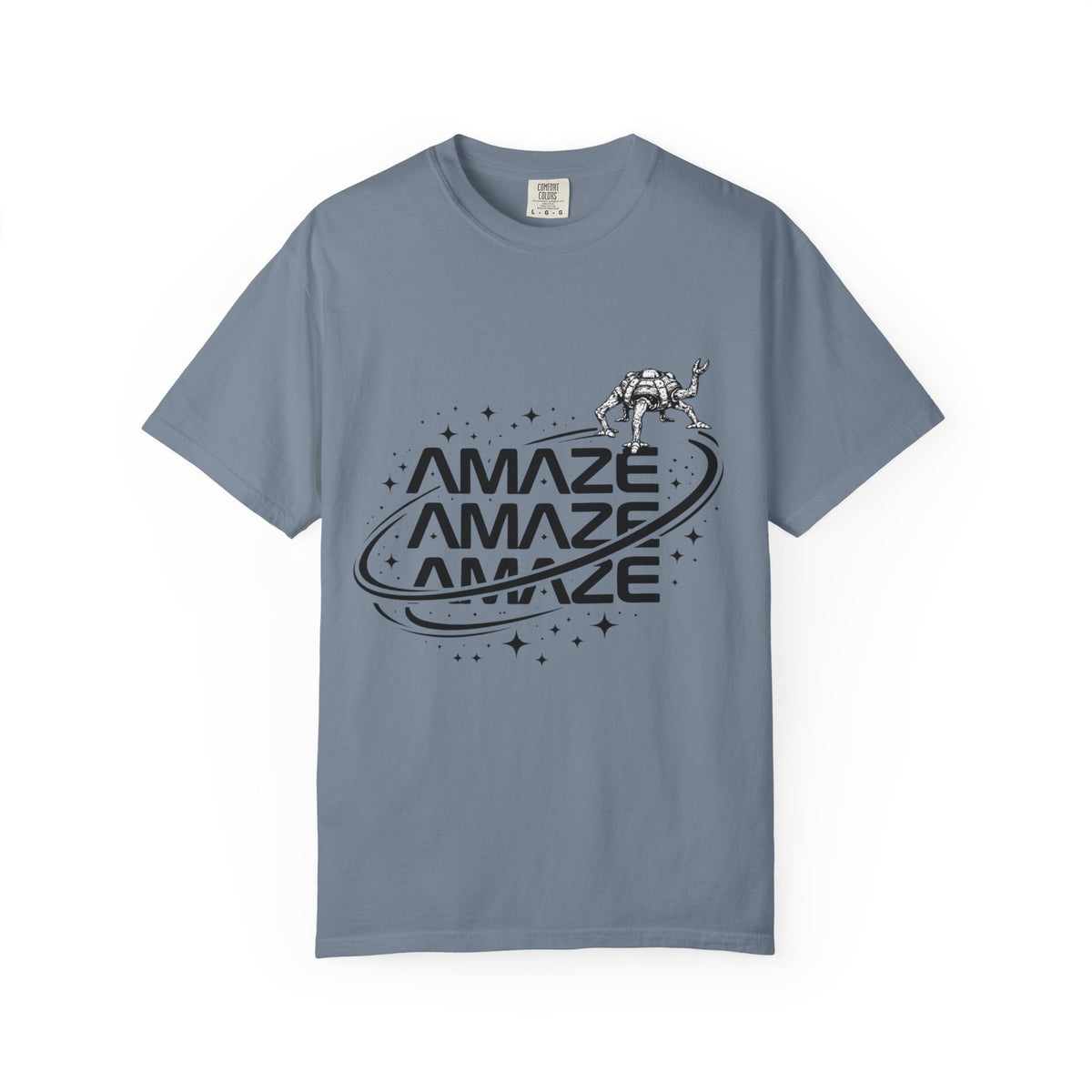 Amaze Space Graphic T-Shirt — Retro Planet & Rover Tee