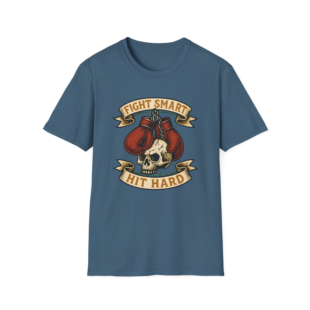 Boxing Skull with Gloves T-Shirt