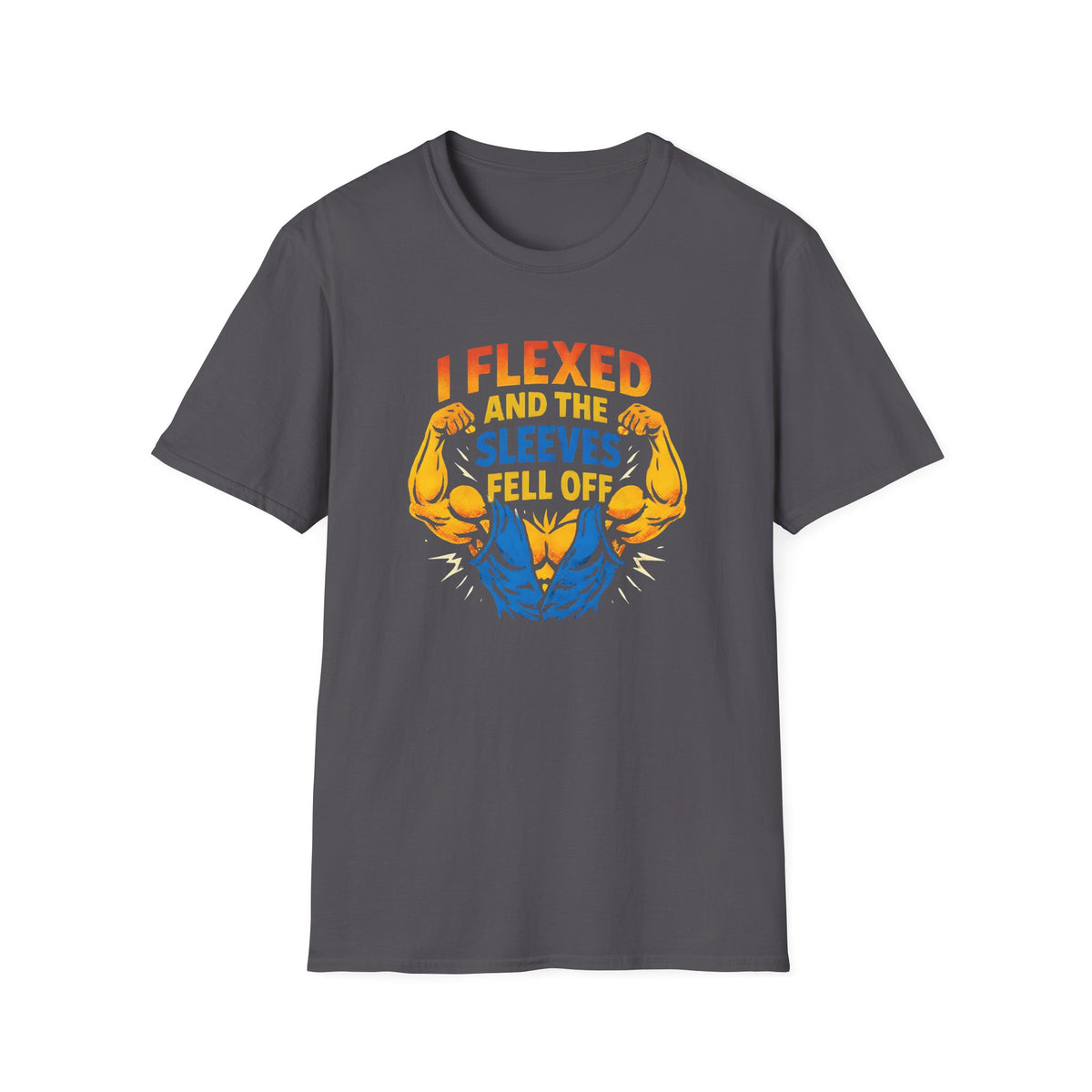 Flexed Arms Sleeves Off T-Shirt