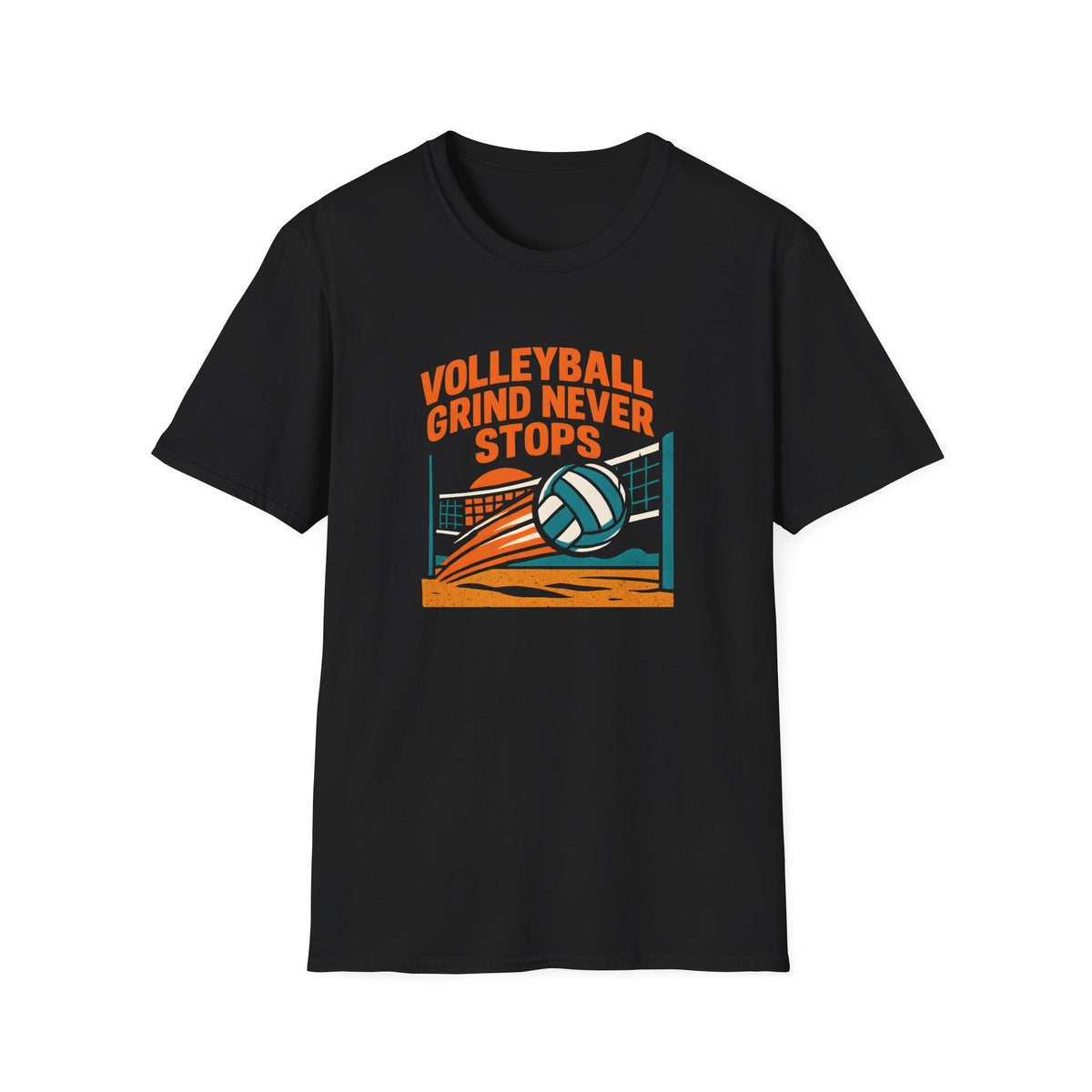 Volleyball Grind Never Stops T-Shirt