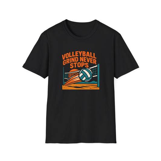 Volleyball Grind Never Stops T-Shirt
