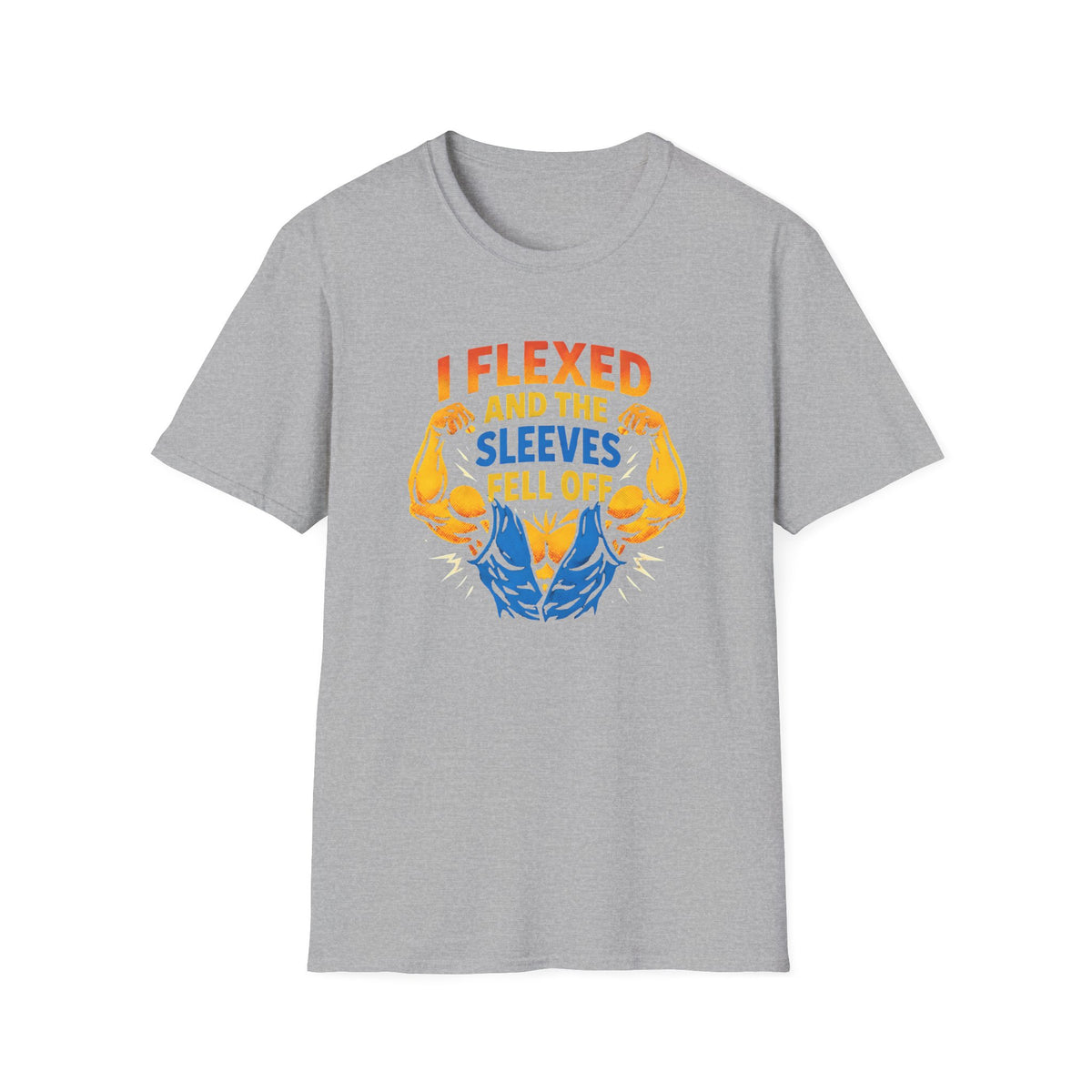 Flexed Arms Sleeves Off T-Shirt