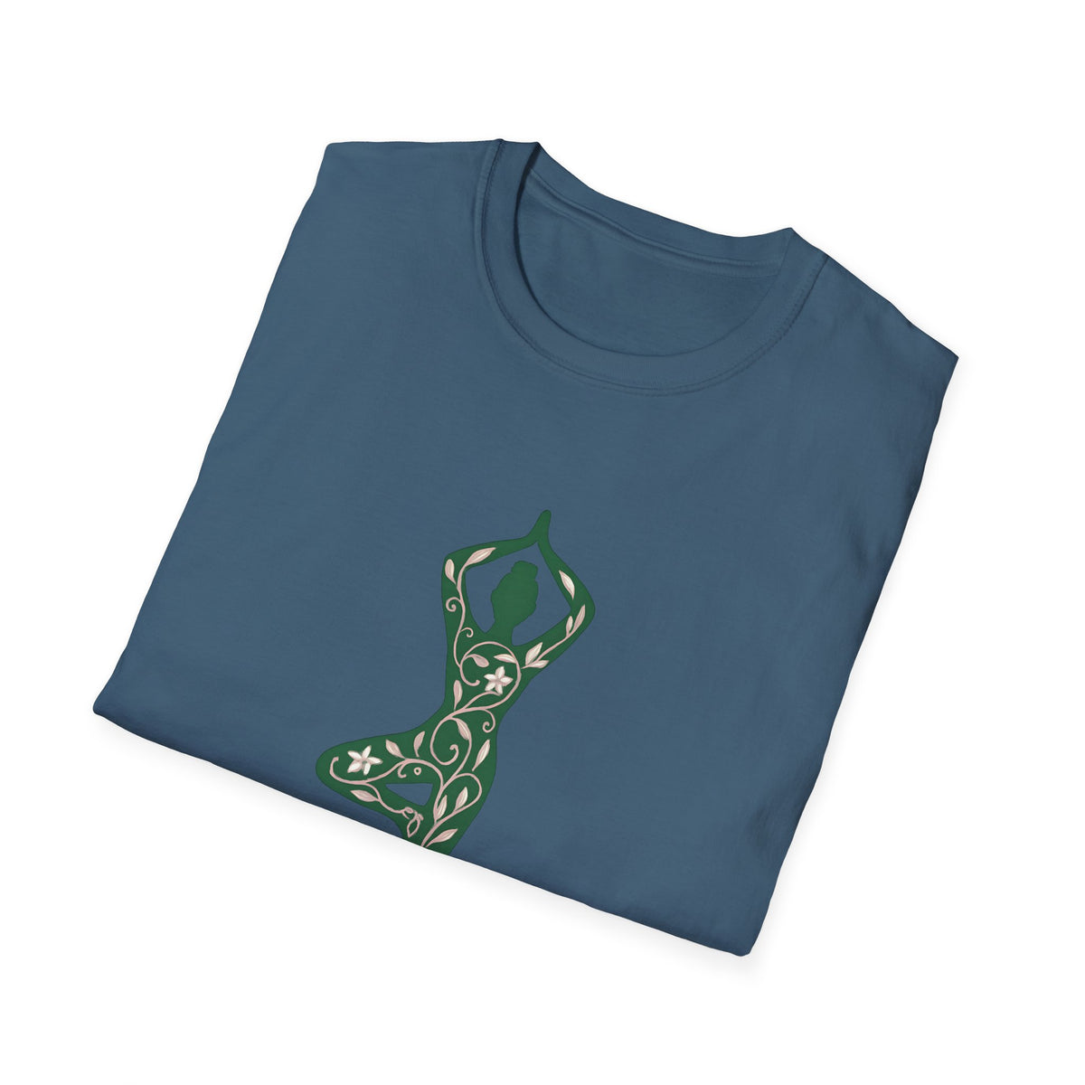 Floral yoga silhouette T-Shirt