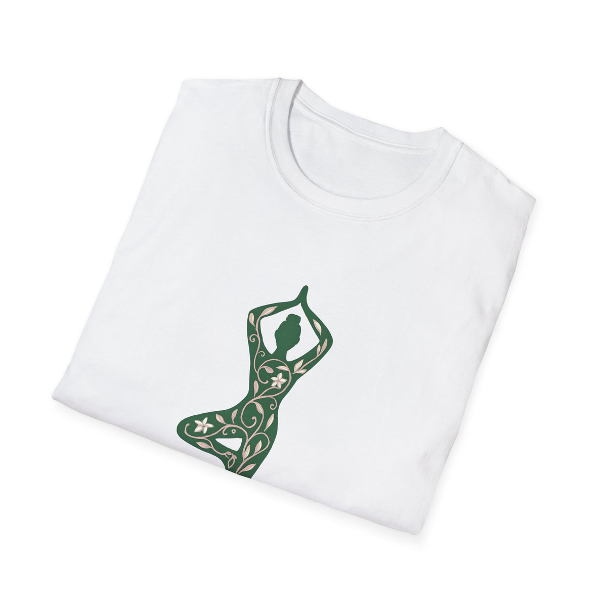 Floral yoga silhouette T-Shirt