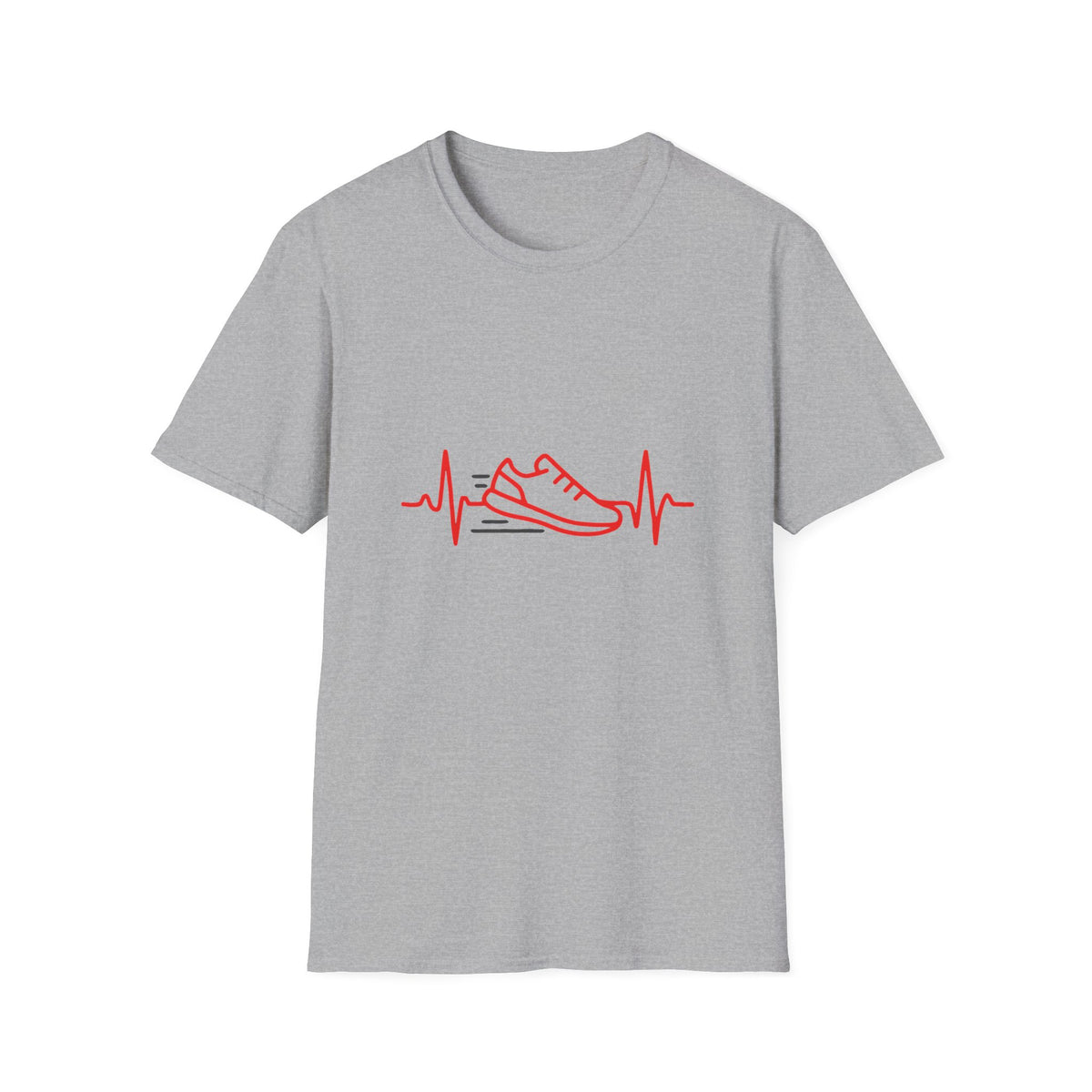 Sneaker Heartbeat Illustration T-Shirt