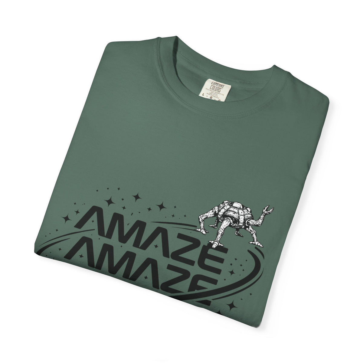 Amaze Space Graphic T-Shirt — Retro Planet & Rover Tee