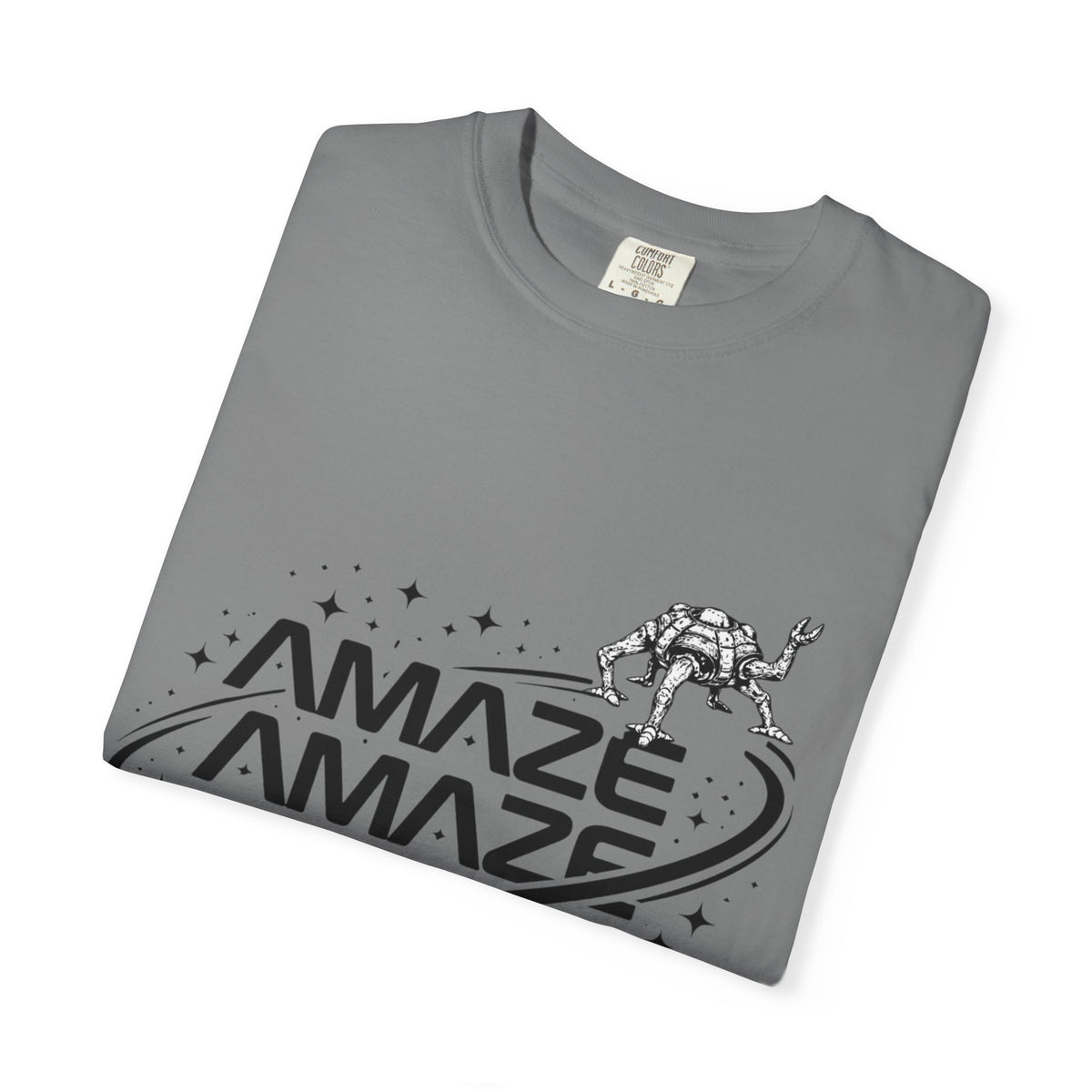 Amaze Space Graphic T-Shirt — Retro Planet & Rover Tee