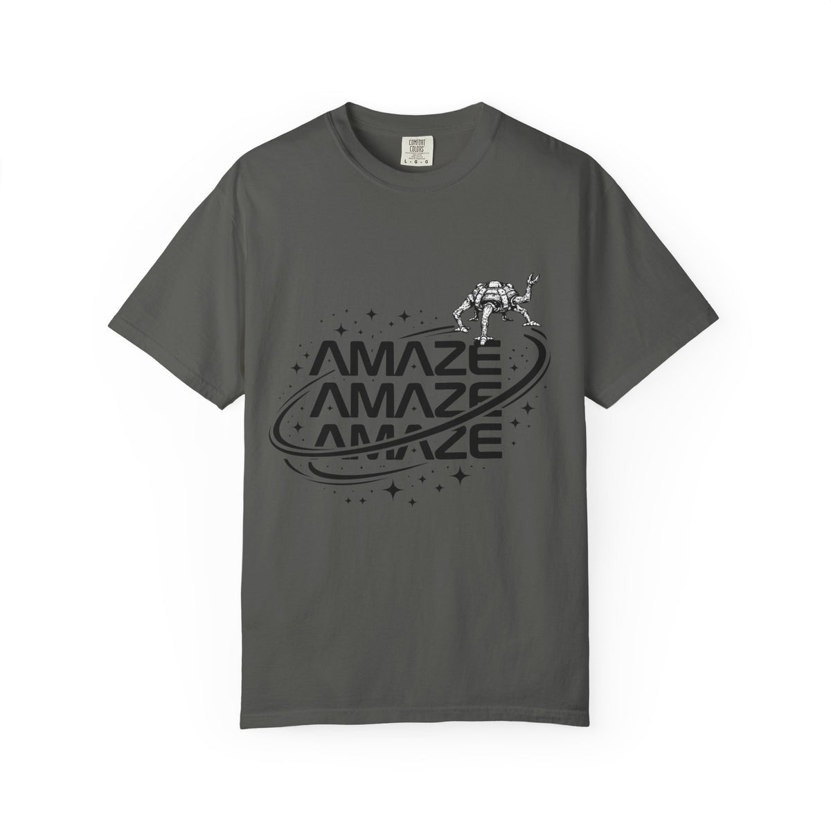 Amaze Space Graphic T-Shirt — Retro Planet & Rover Tee
