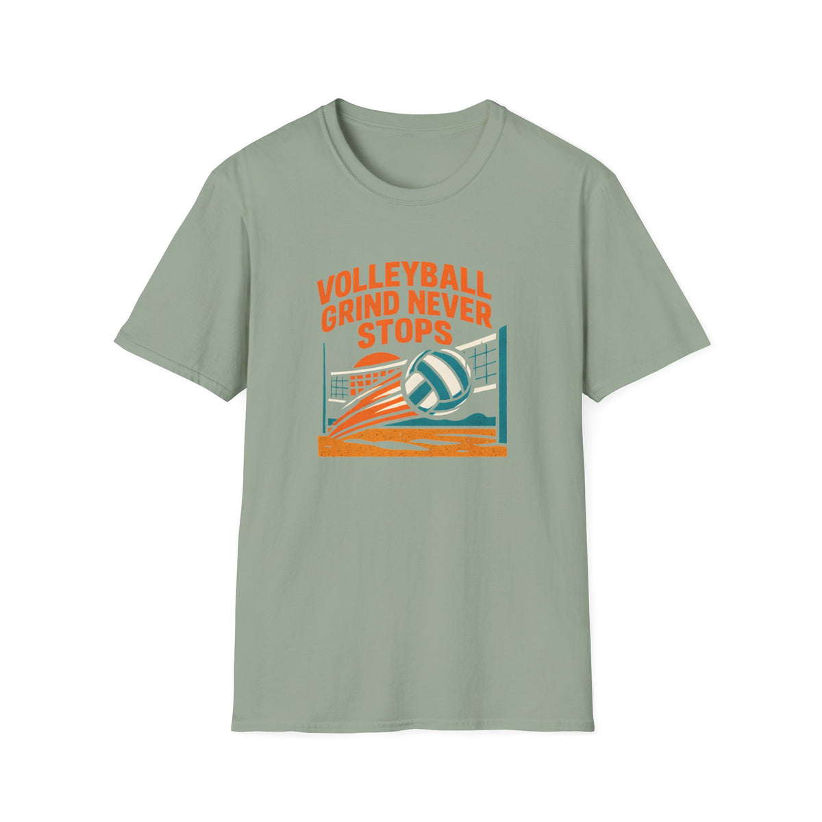 Volleyball Grind Never Stops T-Shirt