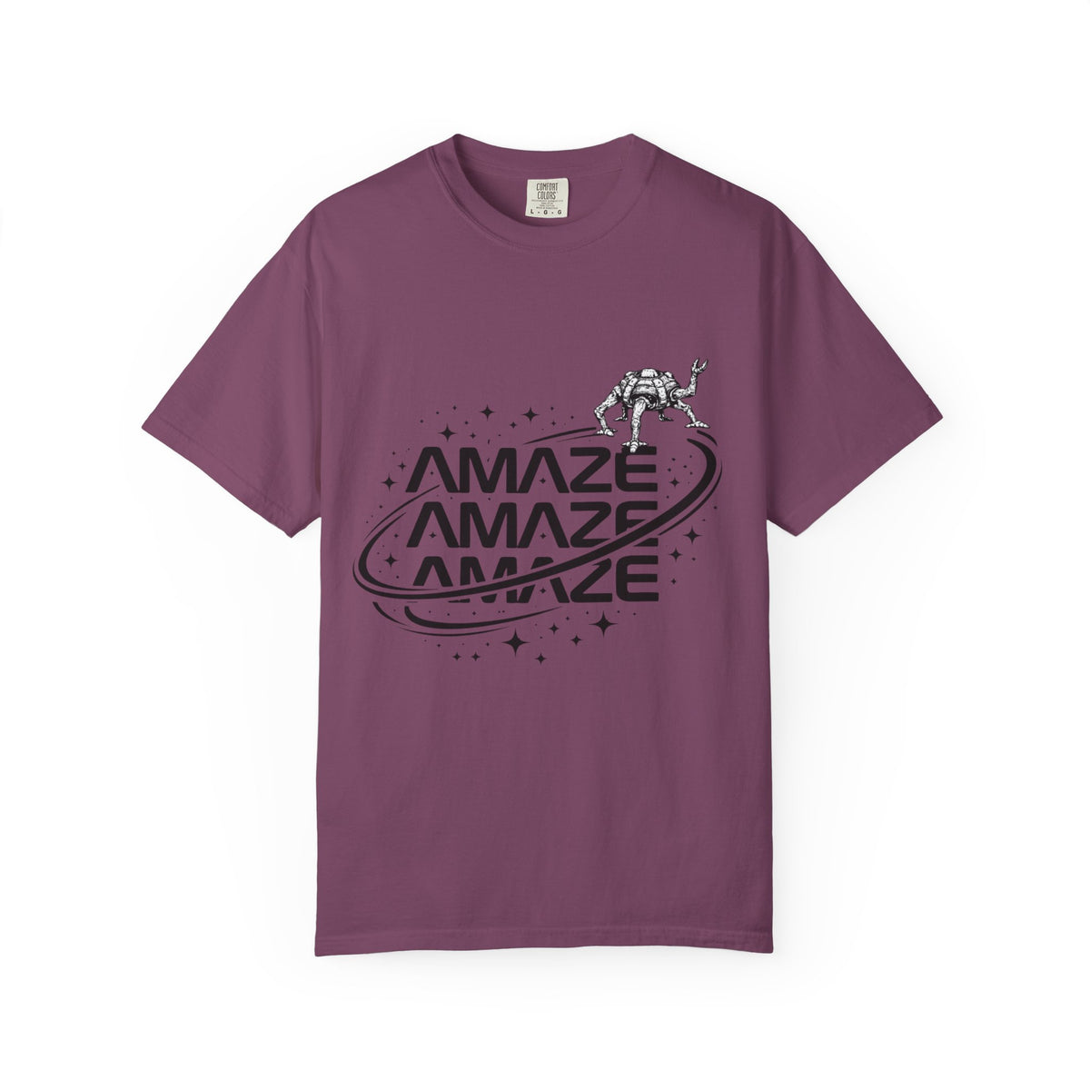 Amaze Space Graphic T-Shirt — Retro Planet & Rover Tee