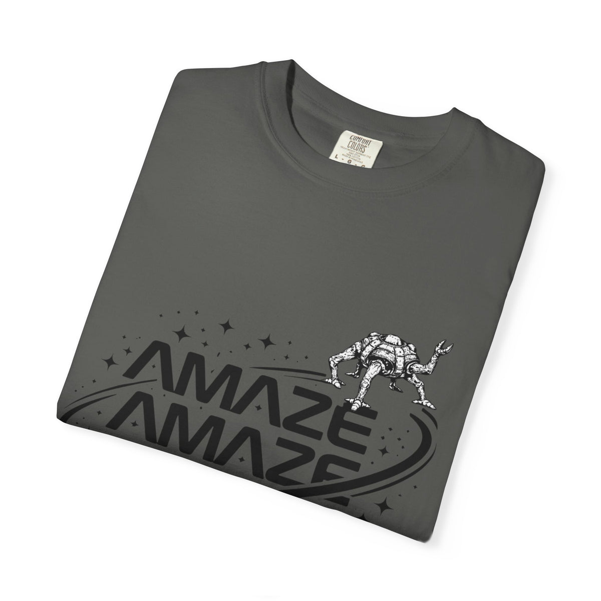 Amaze Space Graphic T-Shirt — Retro Planet & Rover Tee