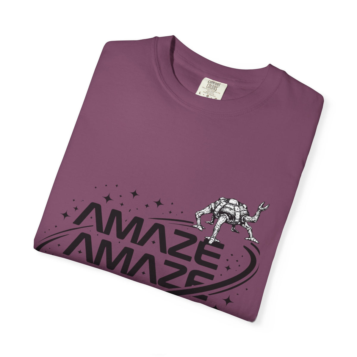 Amaze Space Graphic T-Shirt — Retro Planet & Rover Tee