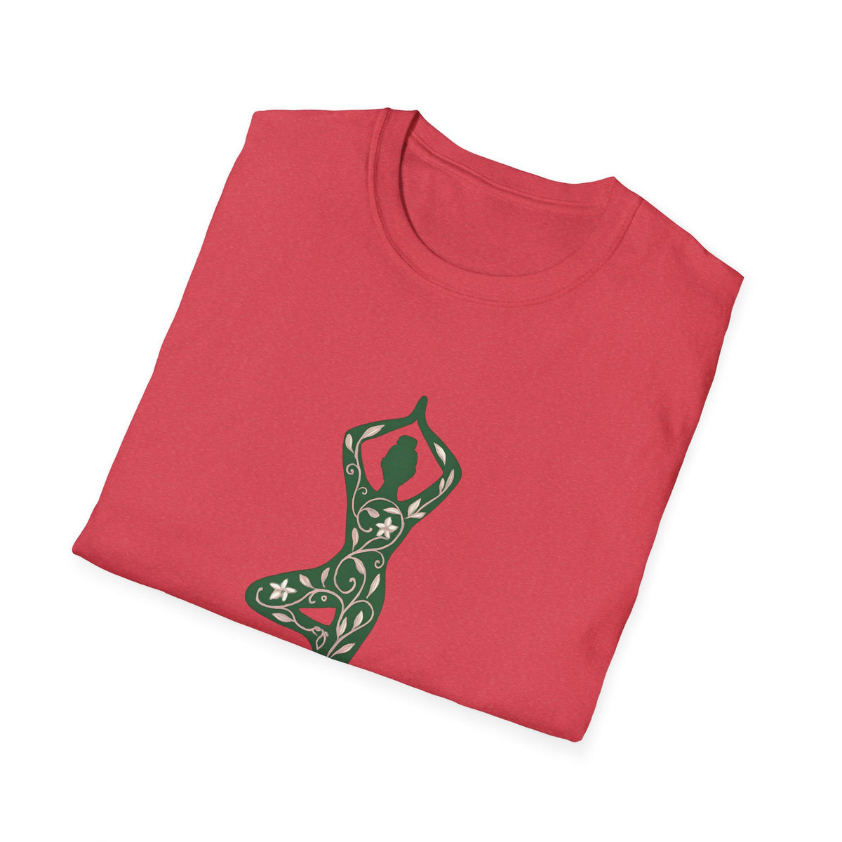 Floral yoga silhouette T-Shirt