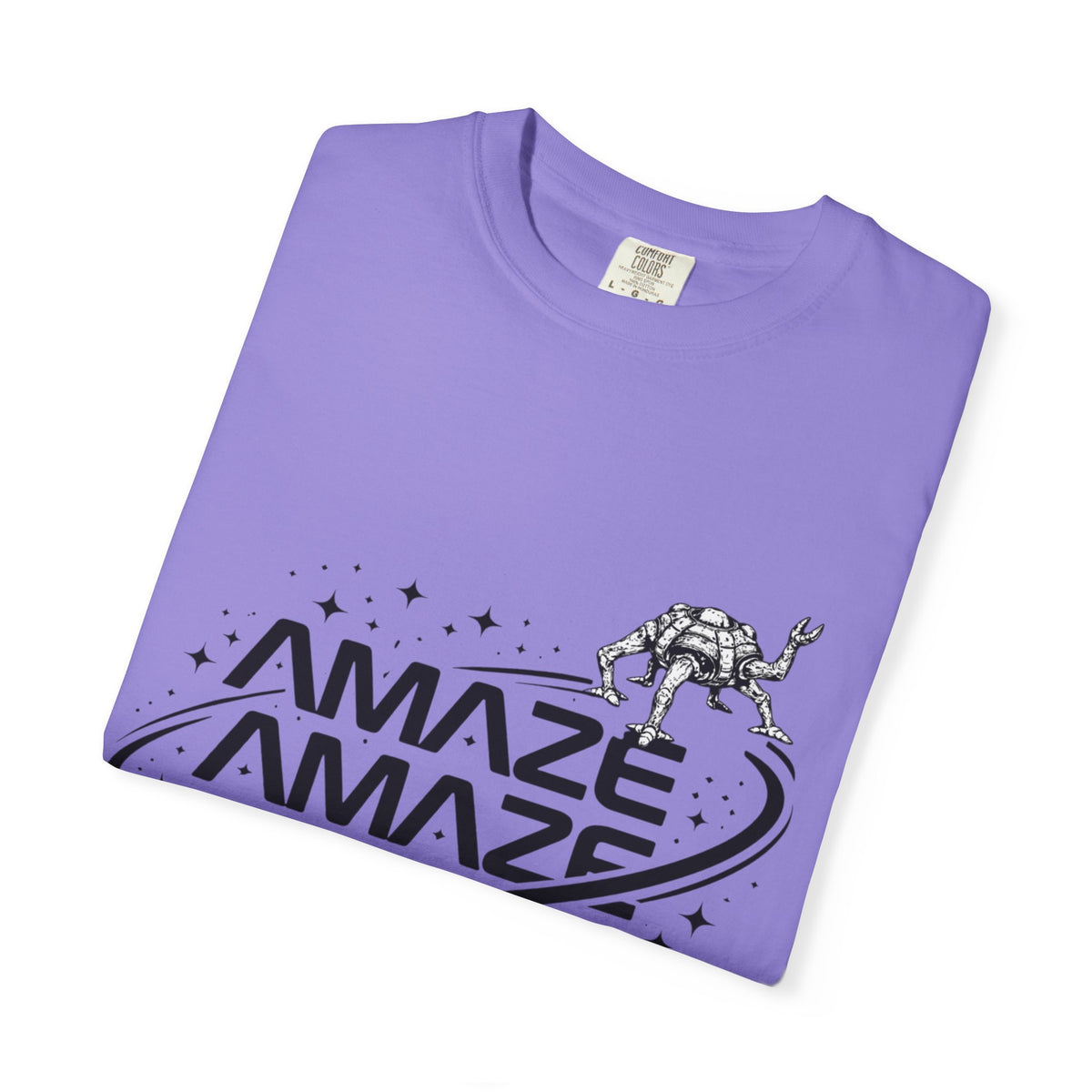 Amaze Space Graphic T-Shirt — Retro Planet & Rover Tee