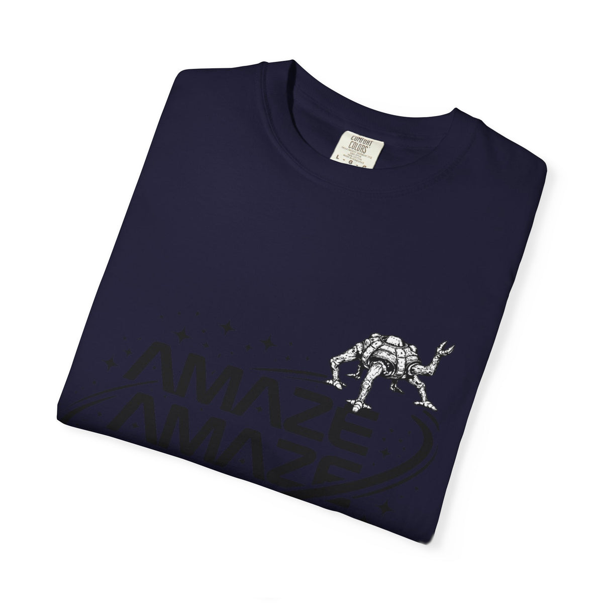 Amaze Space Graphic T-Shirt — Retro Planet & Rover Tee
