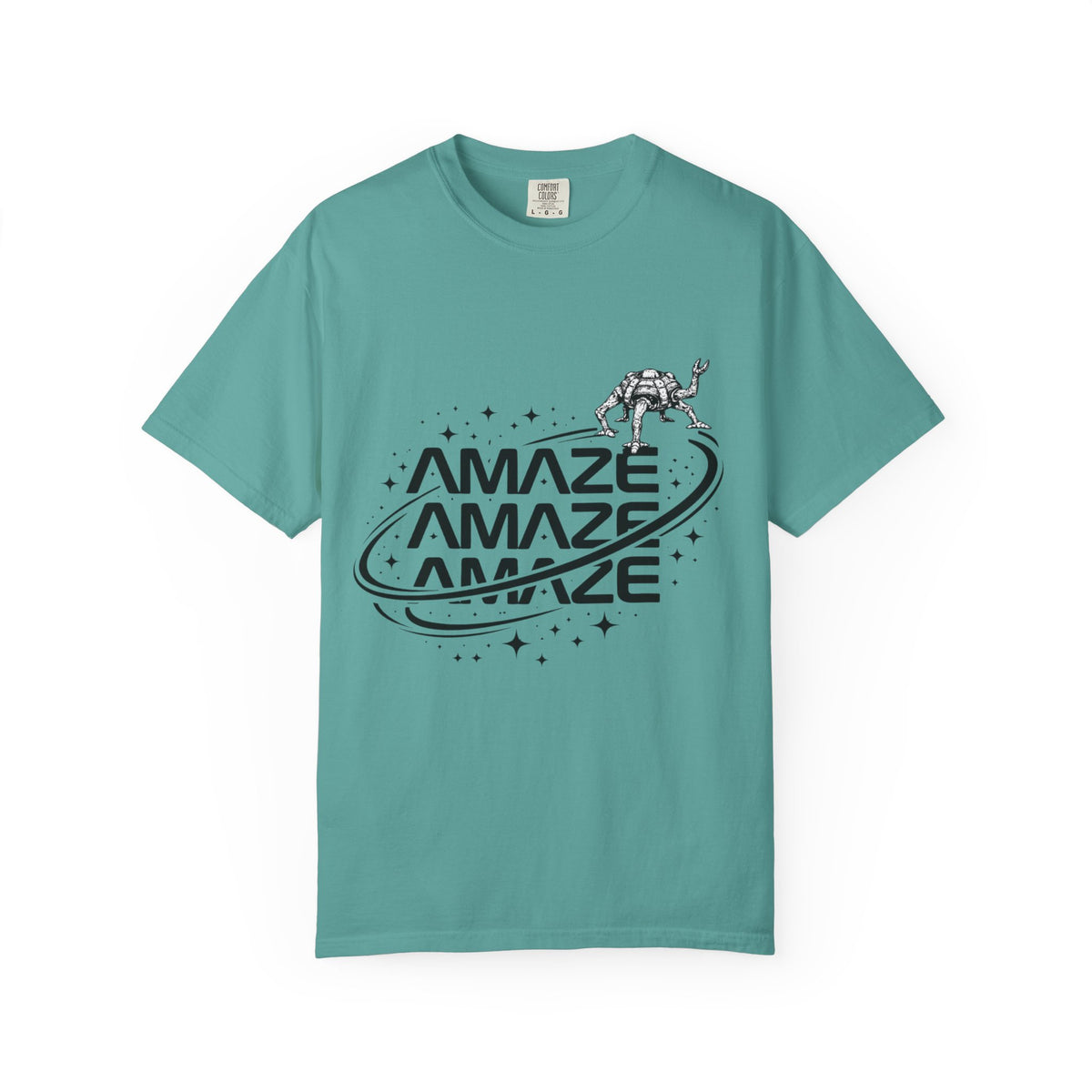 Amaze Space Graphic T-Shirt — Retro Planet & Rover Tee